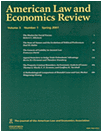 cover.gif American Law and Economics Review journal cover