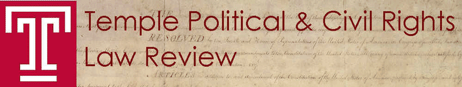 Temple Political & Civil Rights Law Review